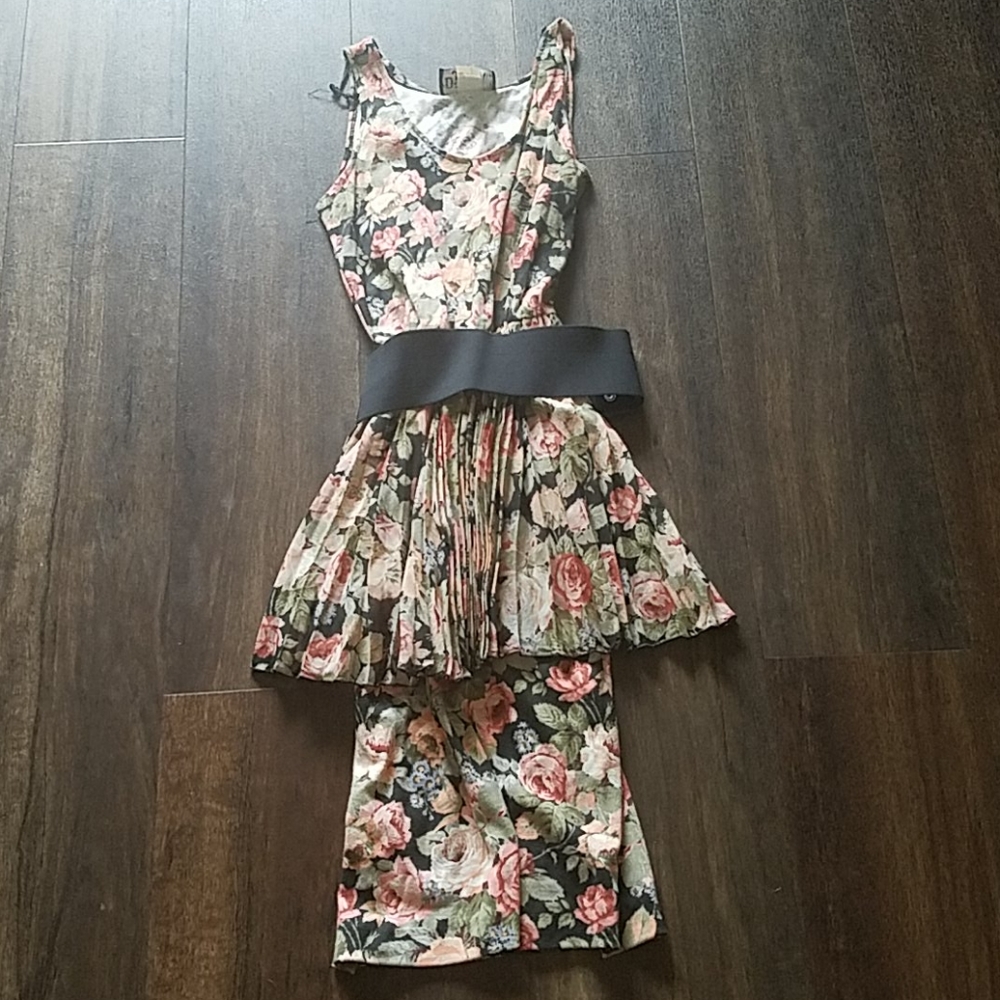Vintage floral dress